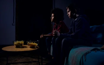 Free Stock Video Scared Boys Watching A Horror Film