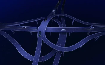 Free Stock Video Scenario Of The Night Traffic On Bridges