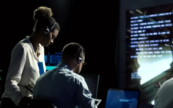 Free Stock Video Scientist In Flight Control Center