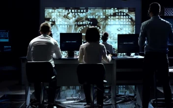 Free Stock Video Scientist Working On Space Control Center