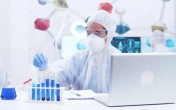 Free Stock Video Scientist Working With Vials