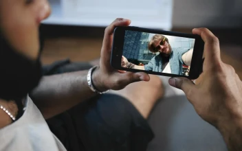 Free Stock Video Screen View Of Friend Waving Hello On Video Call