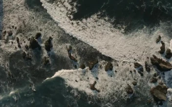 Free Stock Video Sea Waves Hitting Seashore Rocks