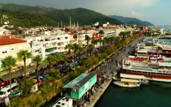 Free Stock Video Seaside Buildings And Large Boats  Large