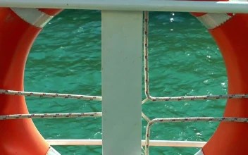Free Stock Video Seawater Seen Trough A Lifeguard On A Boat