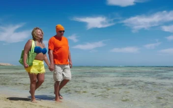 Free Stock Video Senior Couple Walking Along A Beach