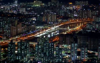 Free Stock Video Seoul Highway And The City Landscape At Night