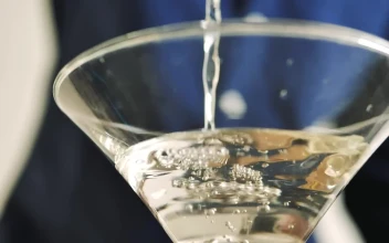 Free Stock Video Serving In A Martini Glass