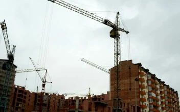 Free Stock Video Several Cranes At A Construction Site