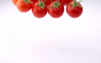 Free Stock Video Several Ripe Tomatoes Falling On The Table
