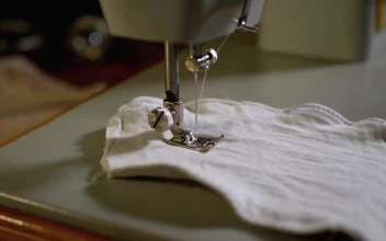 Free Stock Video Sewing Machine Needle Working In Slow Motion