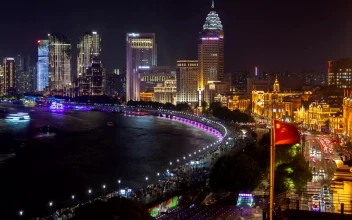 Free Stock Video Shanghai River And City Skyscrapers Illuminated