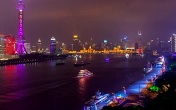 Free Stock Video Shanghai River And Illuminated City
