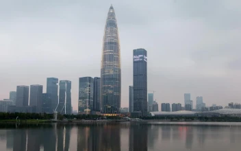 Free Stock Video Shenzen Skyscrapers With Flashing Lights