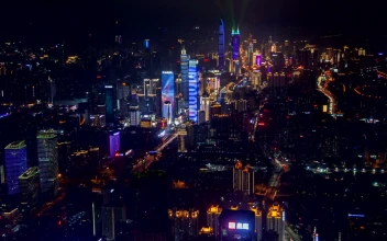 Free Stock Video Shenzhen Illuminated Buildings And Traffic