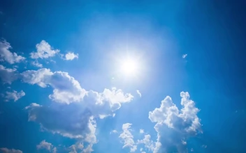 Free Stock Video Shining Sun In The Sky Surrounded By Moving Clouds