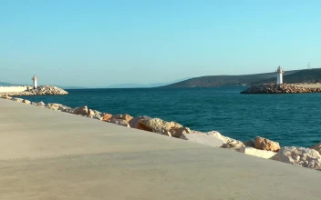 Free Stock Video Shirtless Man Does Warm Up On The Dock