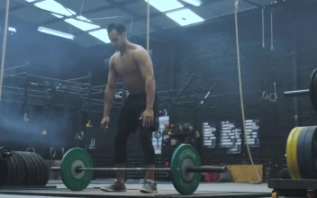 Free Stock Video Shirtless Man Lifting Weights At The Gym