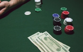Free Stock Video Shuffling Cards At The Poker Table