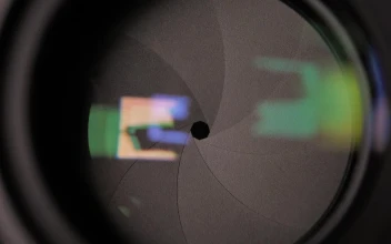 Free Stock Video Shutter Reflecting Colored Figures