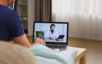 Free Stock Video Sick Man In Video Call With Doctor During Virus Lockdown