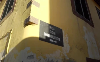Free Stock Video Sign Painted With The Name Of A Street