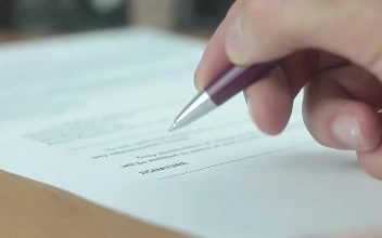 Free Stock Video Signing An Important Document