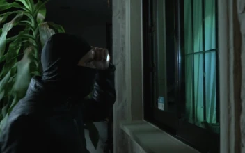 Free Stock Video Silent Thief Leaning Out Of A House Window