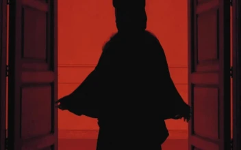 Free Stock Video Silhouette Of A Person With Horns And Robe Under A