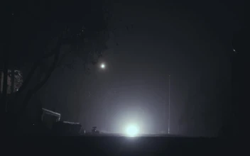 Free Stock Video Silhouette Of A Person With A Rifle In The Night