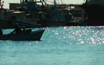 Free Stock Video Silhouette Of A Small Rowing Boat Near The Dock