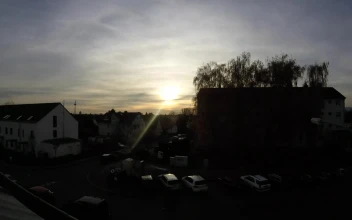 Free Stock Video Silhouette Of Buildings In A German Quarter