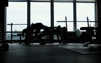 Free Stock Video Silhouette Of Girls Doing Push Ups Together