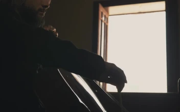 Free Stock Video Silhouette Of Man Playing Cello