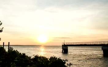 Free Stock Video Silhouette Of The Coast At Sundown