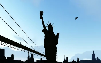Free Stock Video Silhouette Of The Statue Of Liberty
