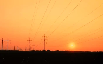 Free Stock Video Silhouettes Of Electric Power Lines And Towers