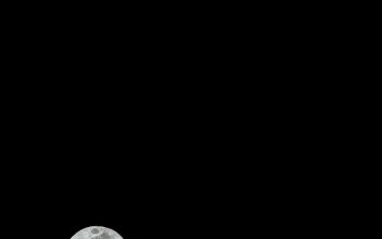 Free Stock Video Silver Moon In The Dark Sky