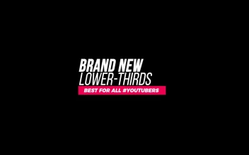 Free Stock Video Simple Lower Third With A Text Box Subtitle