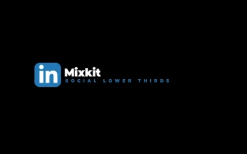 Free Stock Video Simple Linkedin Lower Third