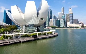 Free Stock Video Singapore Art Center And Skyscrapers