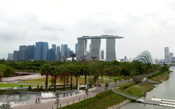 Free Stock Video Singapore Bay Area With Skyscrapers