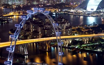 Free Stock Video Singapore Cityscape At Night
