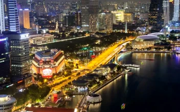 Free Stock Video Singapore Cityscape At Night Time Lapse