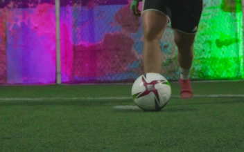Free Video Stock Skillful Dribbles Of A Football Player