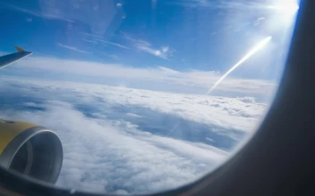 Free Video Stock Sky Through A Plane Window