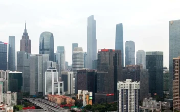 Free Video Stock Skyline Covered By Huge Skyscrapers Of A City