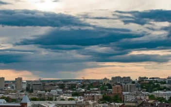 Free Video Stock Skyline Of A Big Town In A Cloudy Day