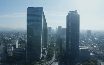 Free Video Stock Skyscrapers With City Traffic Below