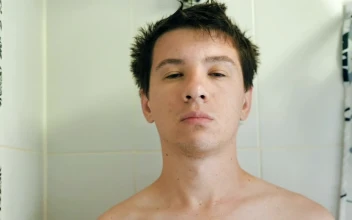 Free Video Stock Sleepy Man Taking A Shower